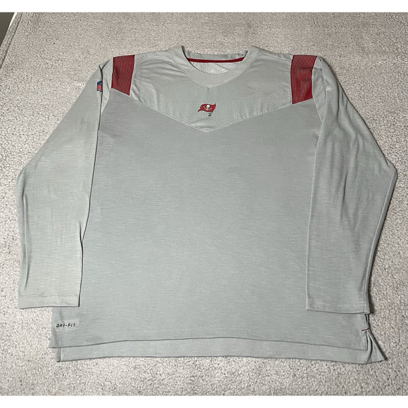 Tampa Bay Buccaneers Shirt Mens 2XL Nike On Field Long Sleeve Football NFL - Picture 1 of 16